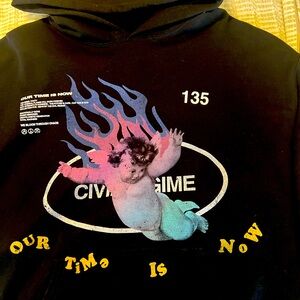Civil Regime Black Sweatshirt